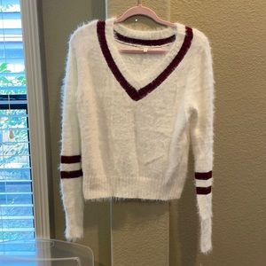 Copper Key Fuzzy Sweater